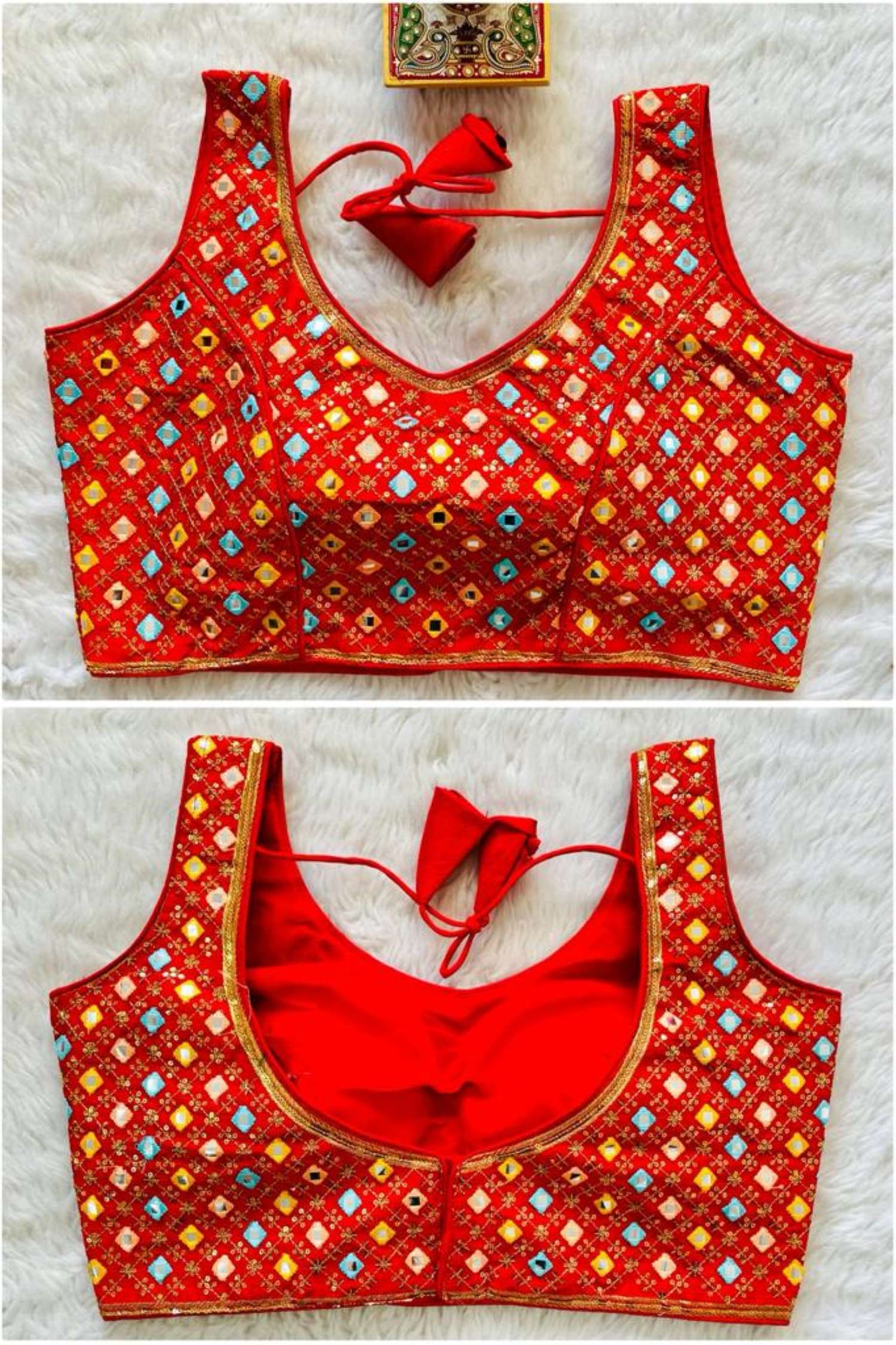 Sumshy Ladies Wear Heavy Phantom Silk Designer Blouse