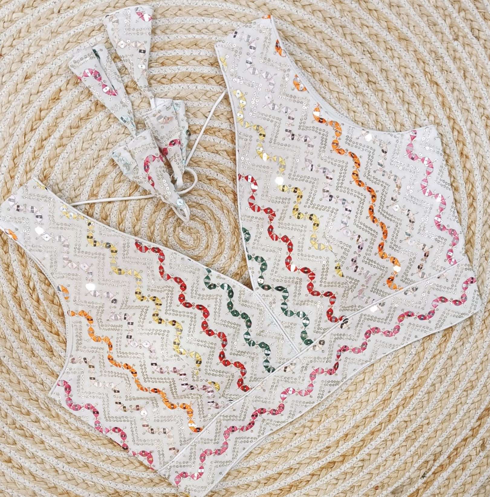 Sumshy Bollywood Big Size Multi Georgette Blouse