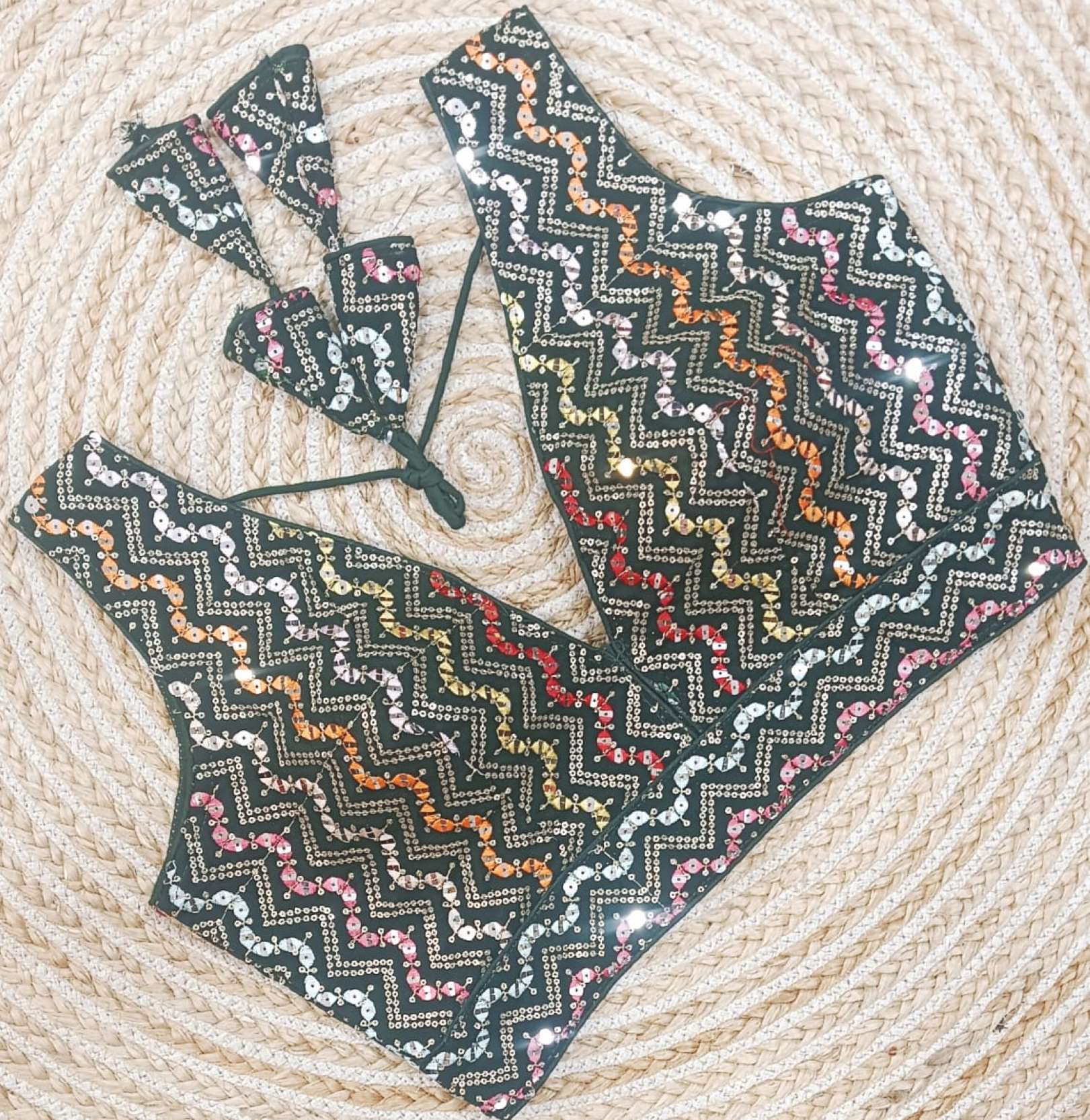 Sumshy Bollywood Big Size Multi Georgette Blouse