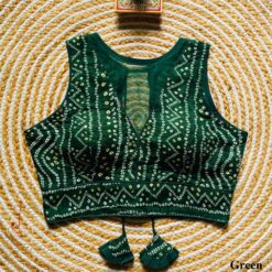 Sumshy Ladies Wear Printed Milan Silk Readymade Blouse