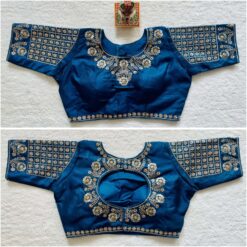 Sumshy Designer Embroidered Pure Cotton Readymade Blouse