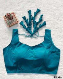 Sumshy Party Wear Malai Satin Designer Readymade Blouse