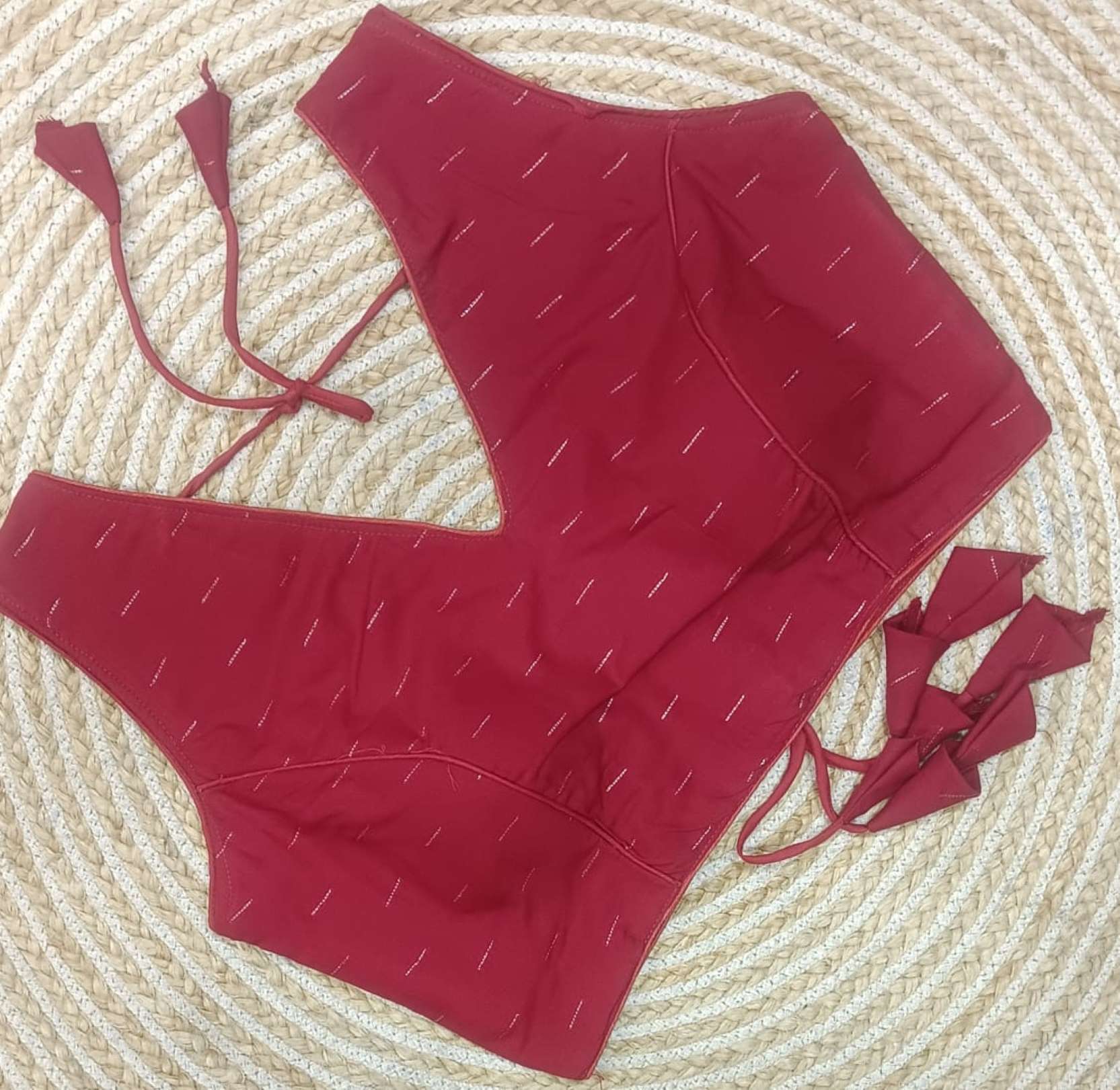 Sumshy Bigger Size Embroidery Leon Cotton Blouse Online