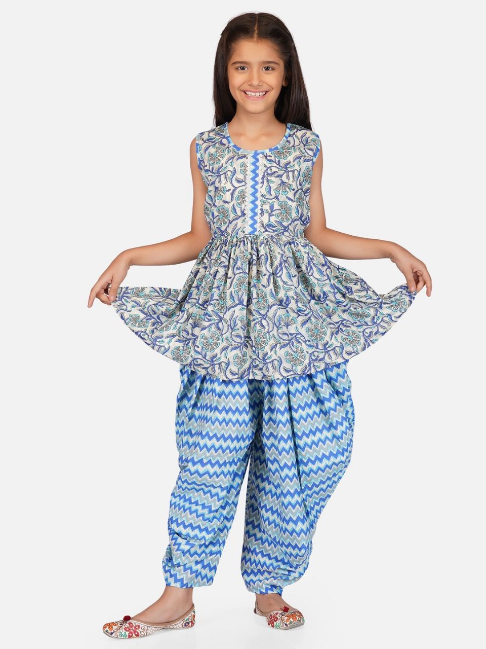 Sumshy Cotton Dhoti Kurti Party Wear Kids Dress Collection