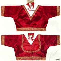 Sumshy Ladies Embroidery Velvet Satin Designer Blouse