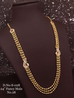 Sumshy Ladies Wedding Wear Artificial Gold Fancy Mala