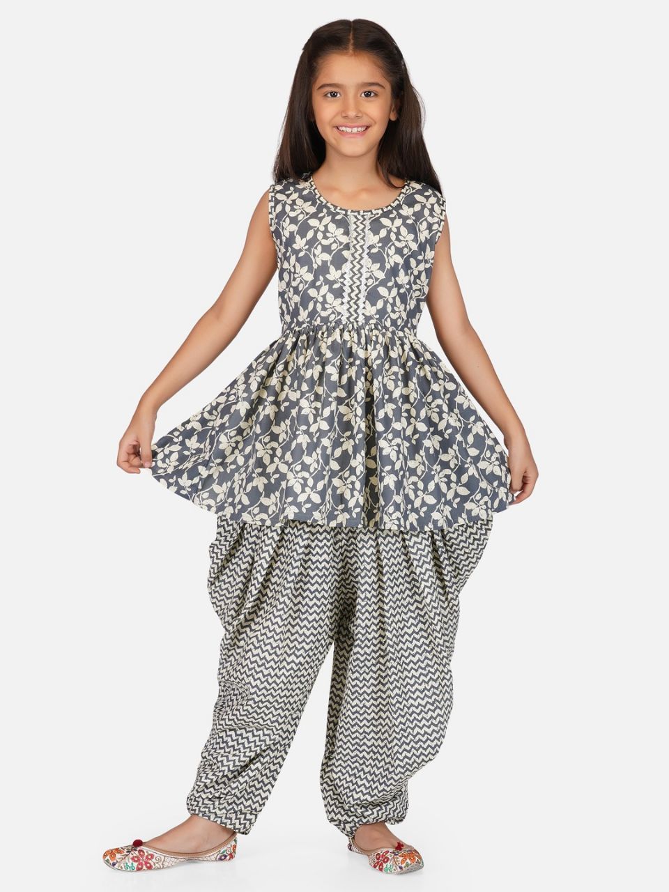 Sumshy Cotton Dhoti Kurti Party Wear Kids Dress Collection