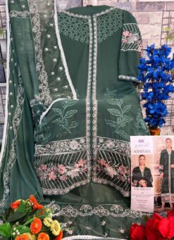 Sumshy Khushbu Ashiyan Heavy Georgette Dress Material