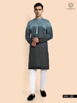 Sumshy Wedding Wear Cotton Kurta Pajama For Mens