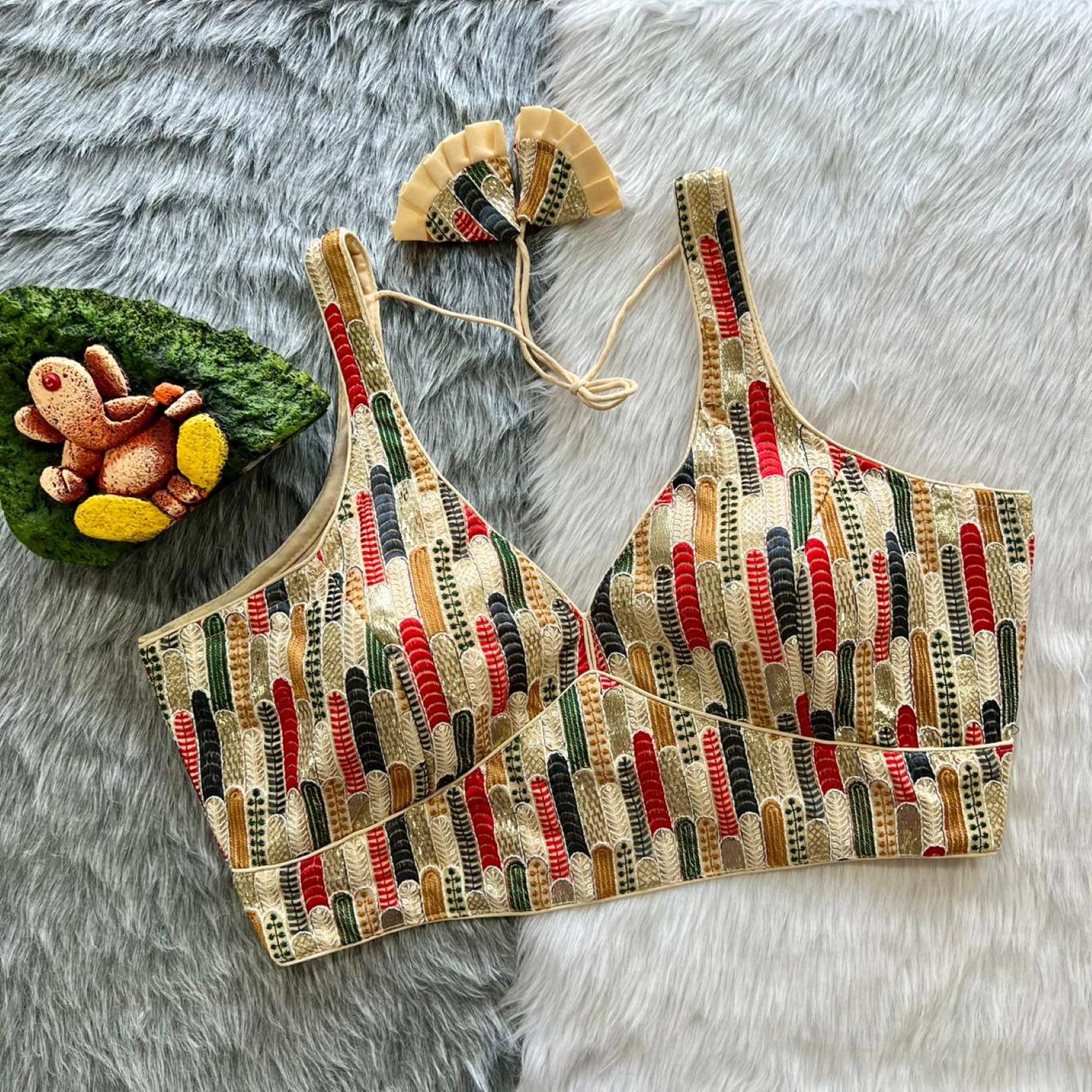 Sumshy Party Wear Embroidery Georgette Readymade Blouse