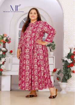Moksh Big Size Vol 2 Printed Heavy Rayon Gown