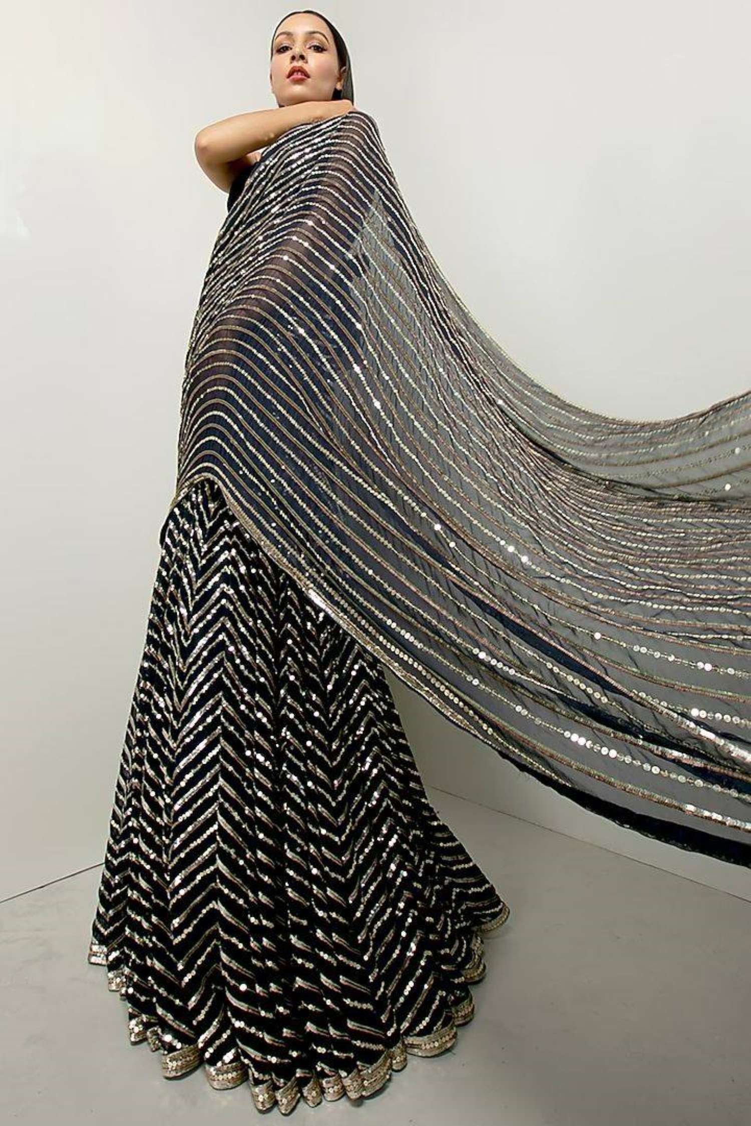 Sumshy Wedding Wear Faux Georgette Readymade Lehenga