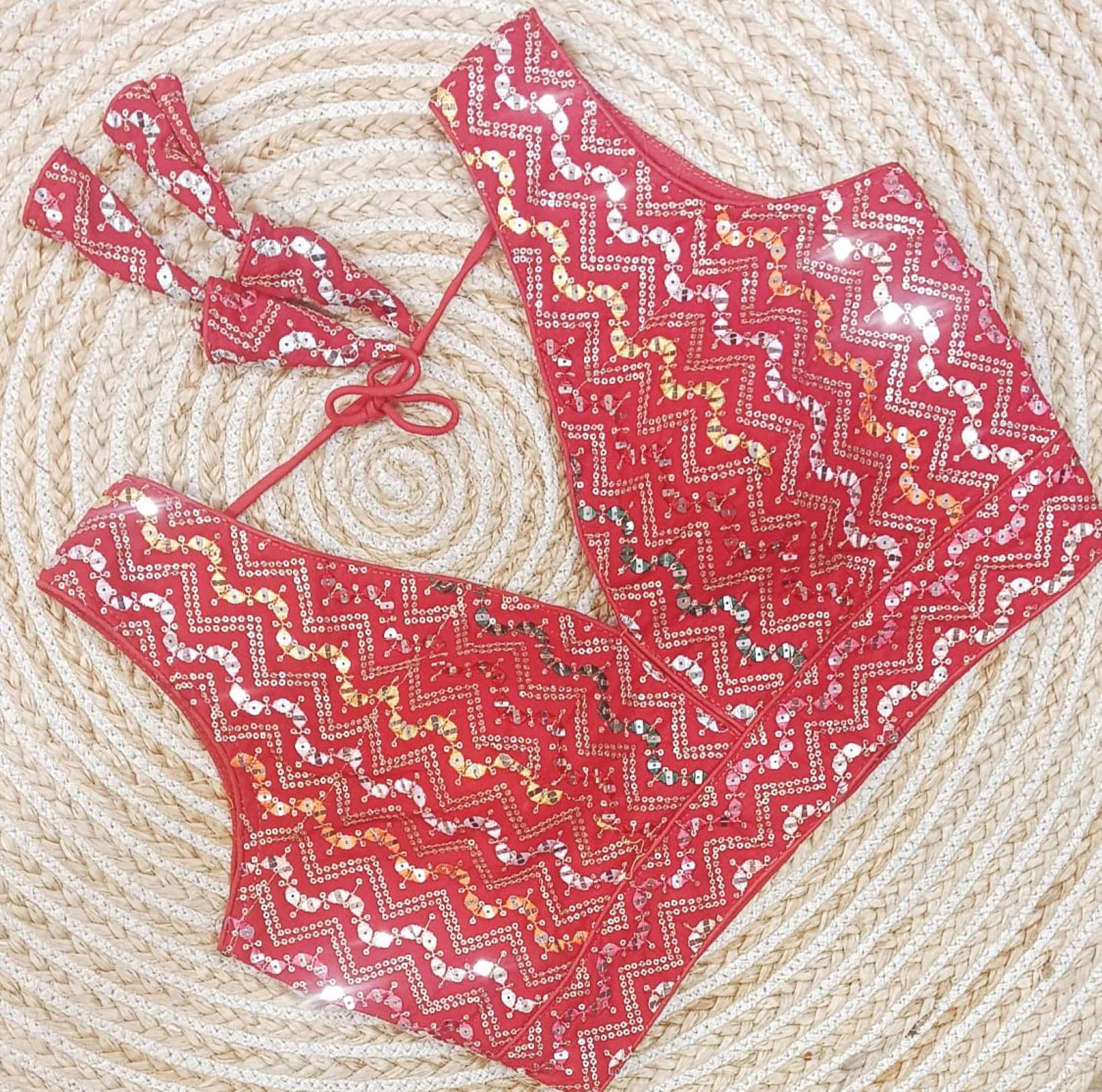 Sumshy Bollywood Big Size Multi Georgette Blouse