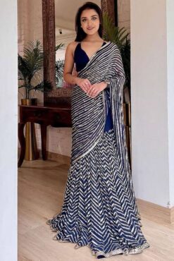 Sumshy Wedding Wear Faux Georgette Readymade Lehenga