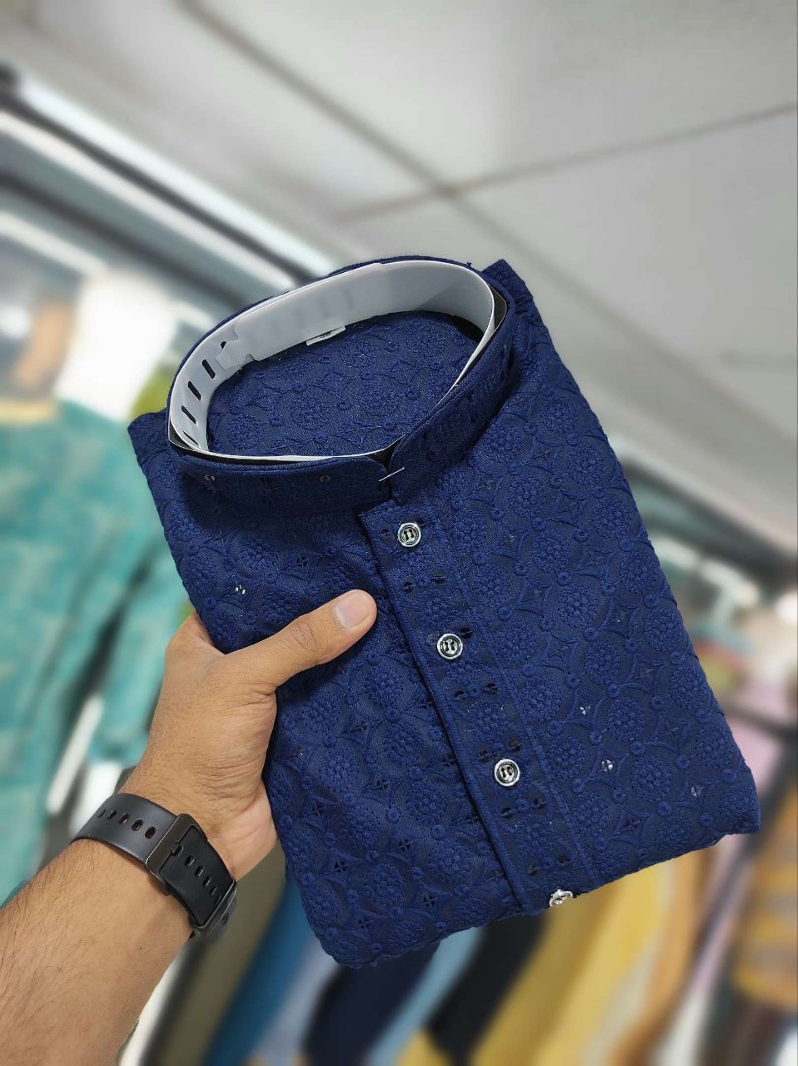 Sumshy Lakhanavi Heavy Rayon Mens Kurta Pajama