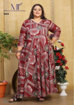 Moksh Jambo Vol 1 Printed Premium Rayon Gown