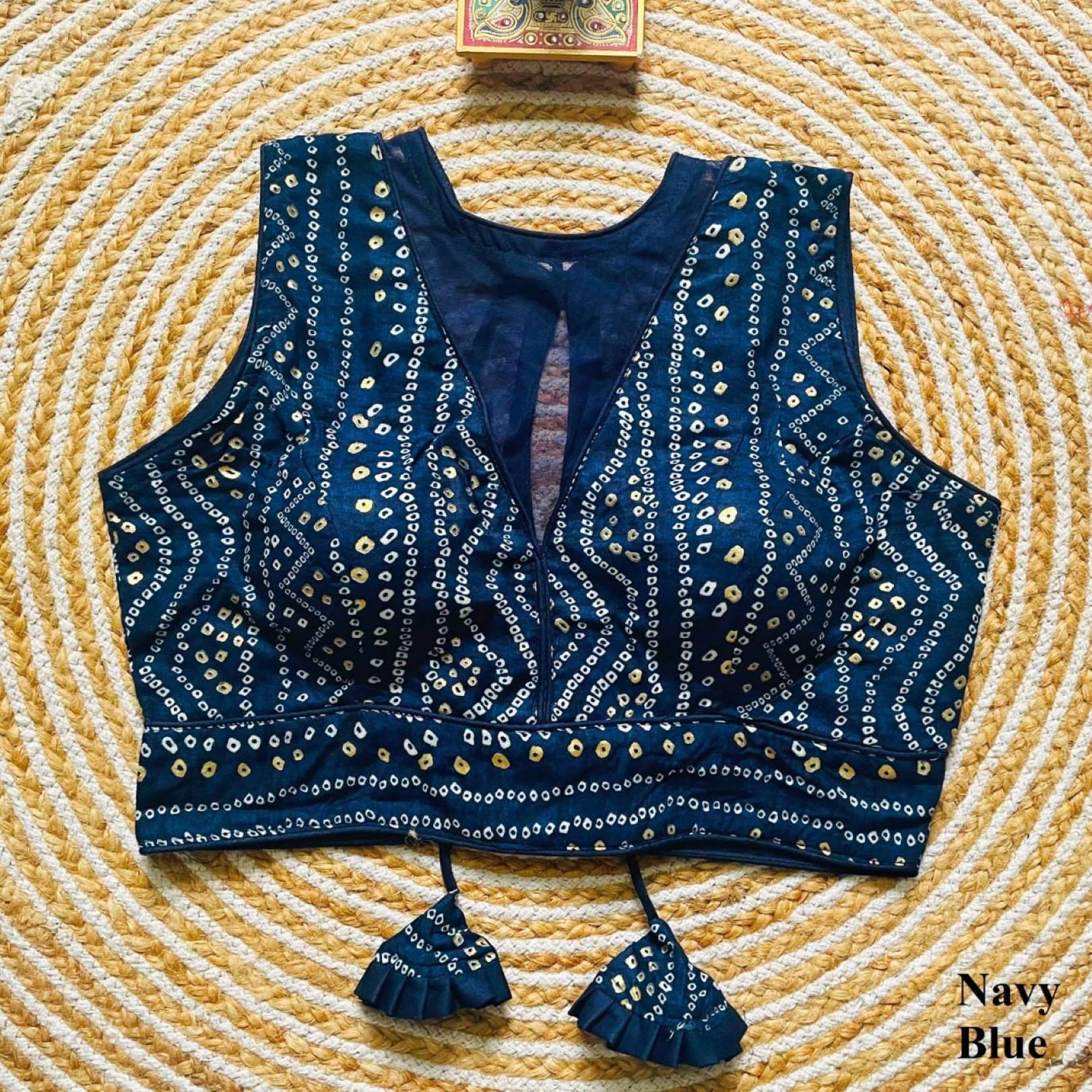 Sumshy Ladies Wear Printed Milan Silk Readymade Blouse