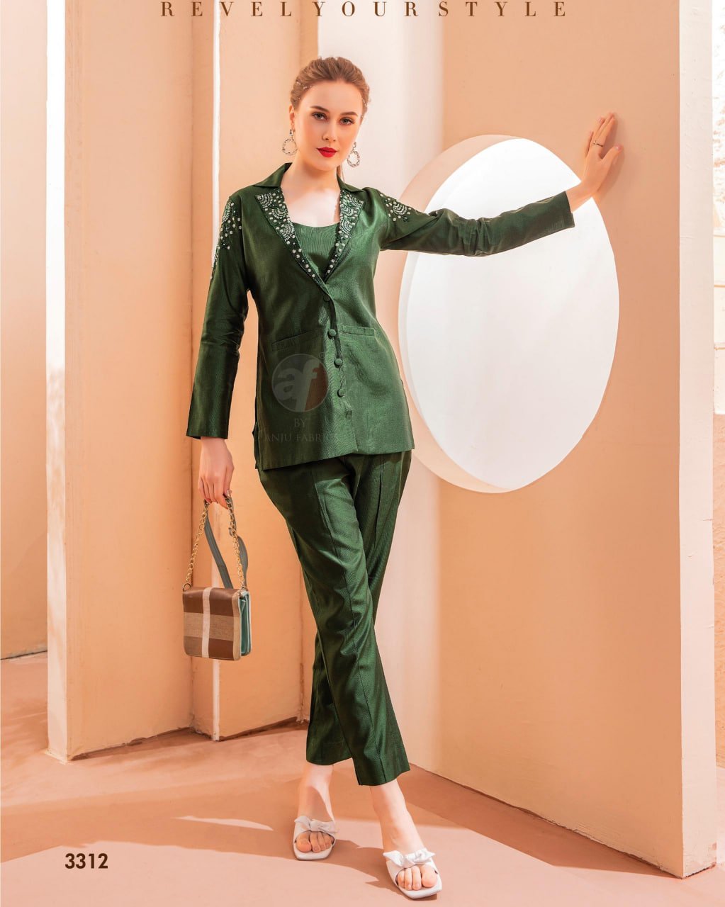 Sumshy Showy Vol 2 Viscose Nylon Indo Western Dress