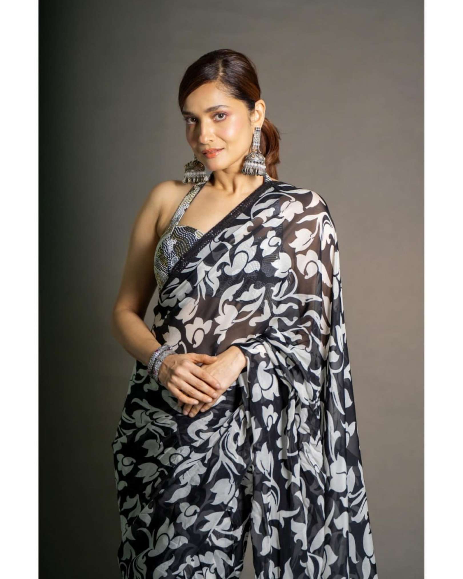 Sumshy Ankita Latest Party Wear Georgette Printed Sarees