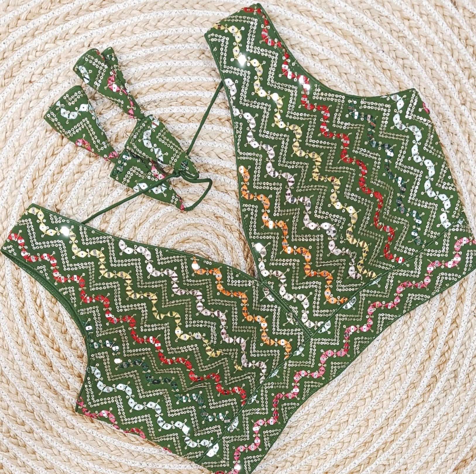 Sumshy Bollywood Big Size Multi Georgette Blouse