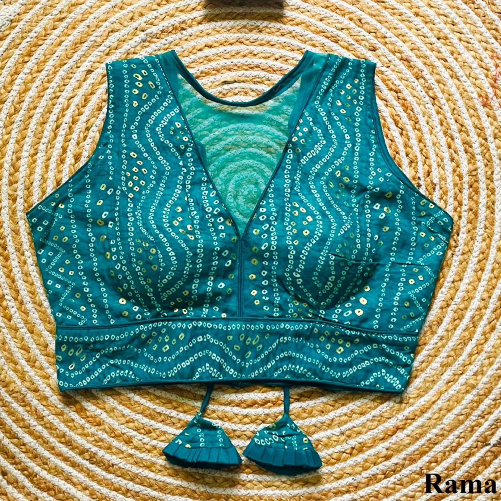 Sumshy Ladies Wear Printed Milan Silk Readymade Blouse