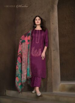 Belliza Jashn E Ishq Vol 7 Cotton Embroidered Dress Material