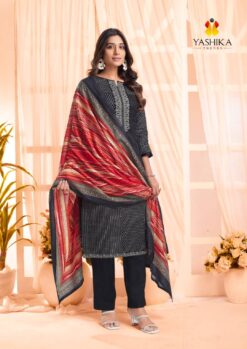 Yashika Erina Cotton Printed Dress Material Collection
