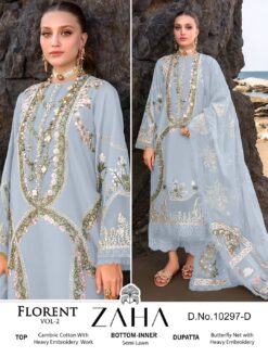 Zaha Florent Vol 2 Pakistani Salwar Kameez Collection