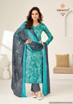 Suryajyoti Naishaa Vol 41 Jaam Satin Printed Dress Material