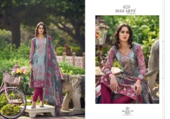 Riaz Arts Musafir Vol 3 Lawn Digital Printed Dress Material
