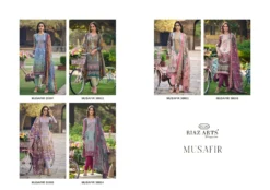 Riaz Arts Musafir Vol 3 Lawn Digital Printed Dress Material