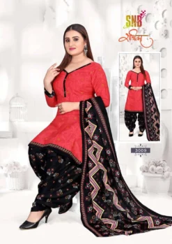 Snb Radhika Vol 3 Ready Made Soft Cootn Patiyala Suit