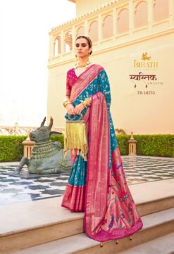 Trirath Swastik Paithani Silk Saree Collection
