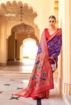 Trirath Swastik Paithani Silk Saree Collection