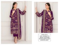 Sumshy KF153 Georgette Pakistani Dress Material