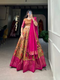 Sumshy 1204 Party Wear Tussar Silk Lehenga Choli