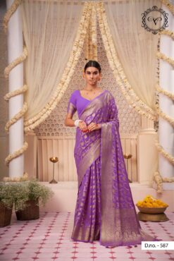 Sumshy Pehnava Silk Wedding Wear Georgette Saree Collection