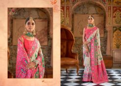 REWAA GANGOTRI SILK BANARASI BROKET SAREE