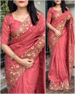 Sumshy Vijayalaxmi Visca Slub Silk Saree Collection