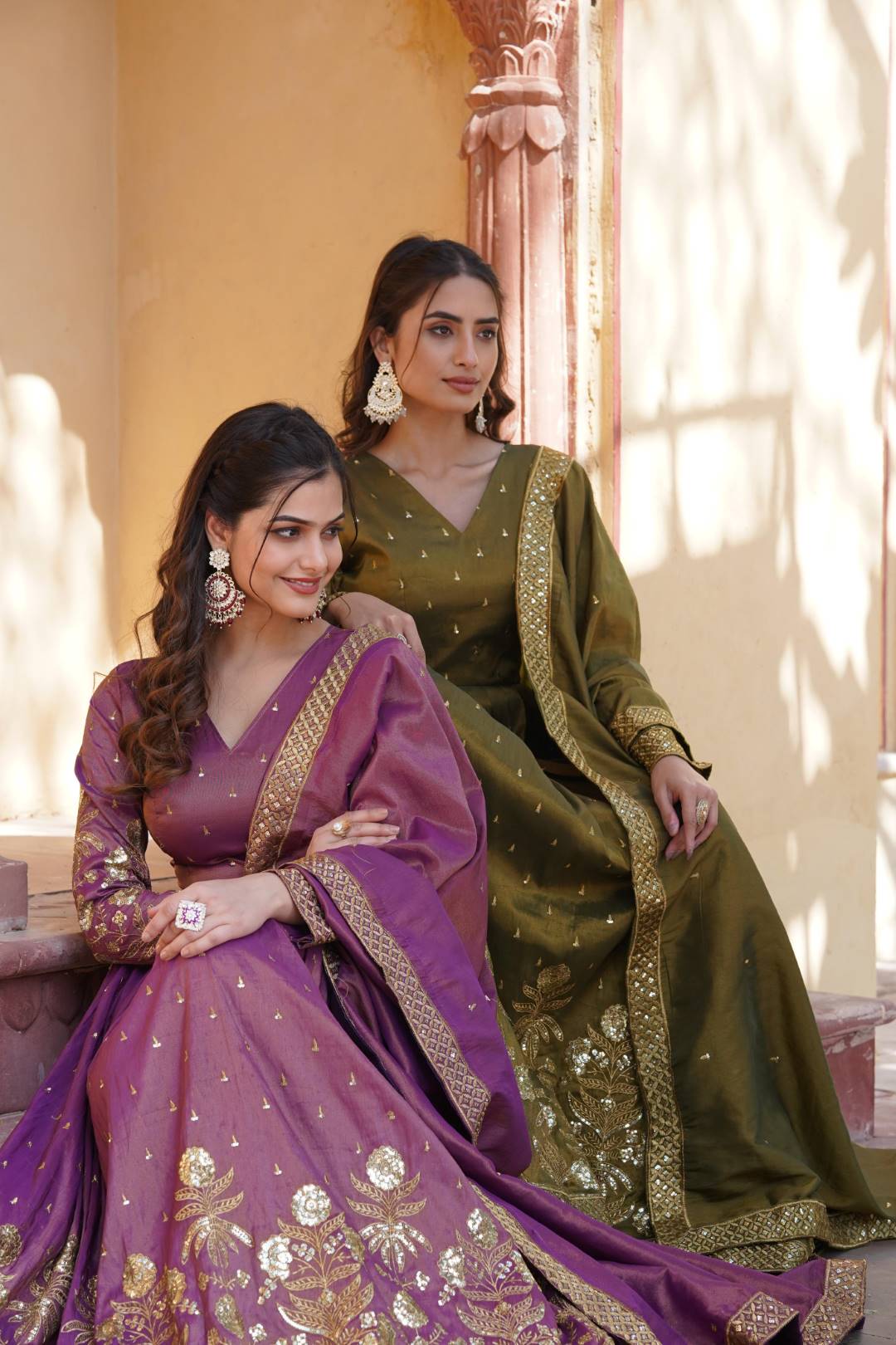 Sumshy 1091 Viscose Cosmos Designer Gown Dupatta Collection