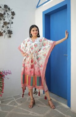 Sumshy Kaftan Chinon Printed Kaftan Collection