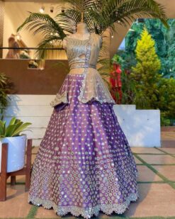 Sumshy SBD 1347 Designer Lehenga in Purple Color