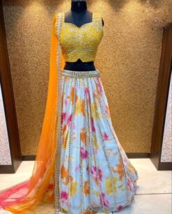 Sumshy SBD 1379 Mix Yellow Lehenga Choli