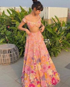 Sumshy SBD 1376 Designer Pink Lehenga Choli With Work
