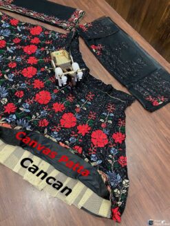 Sumshy SBD 1397 Red And Black Lehenga Choli