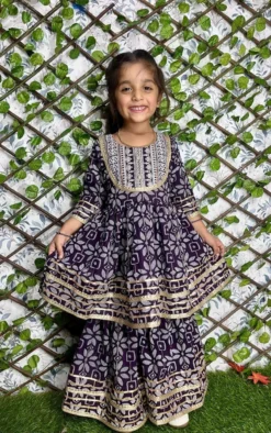 1017 Kid Wear Sharara Suit new Design Latest Collection