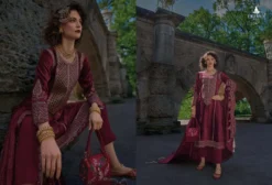 Cinderella Velvet Meenakari Designer Salwar Suit Collection