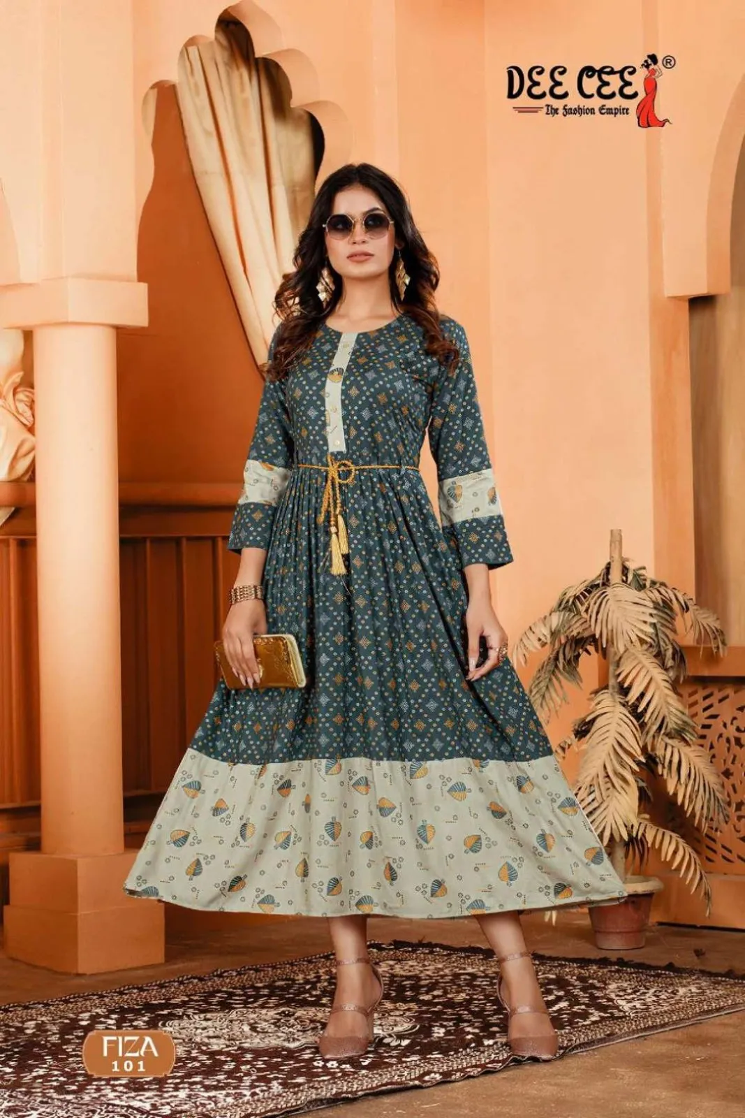 Deecee Fiza Rayon Printed Kurti Wholesale Catalog
