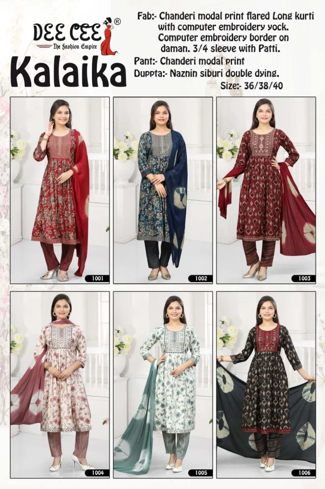 Deecee Kalaika Capsule Print 3pcs Readymade Suit Design - Image 2