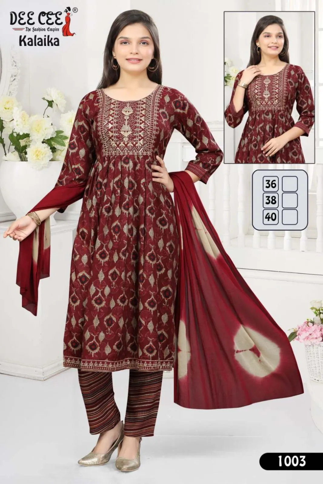 Deecee Kalaika Capsule Print 3pcs Readymade Suit Design - Image 3